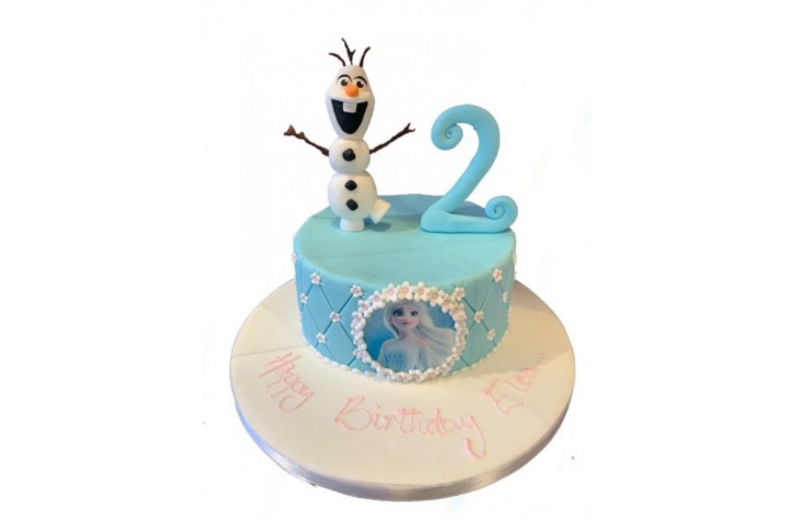 Frozen  Olaf Figure Cake